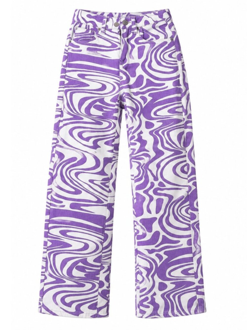 XSmall Purple Patterned Jeans
